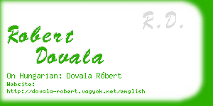 robert dovala business card